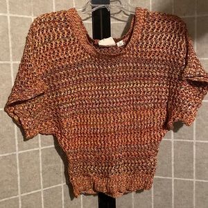 Multi color crochet top